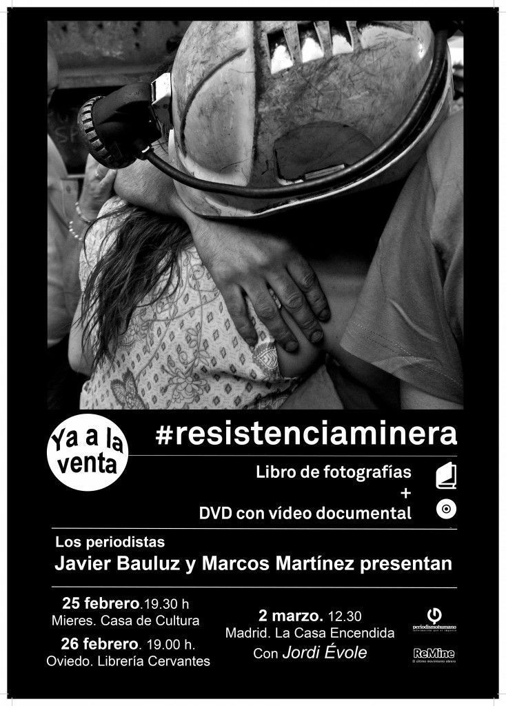 calendario de presentaciones del libro #resistenciaminera